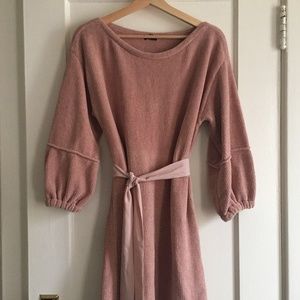 COZY CHENILLE SWEATER DRESS